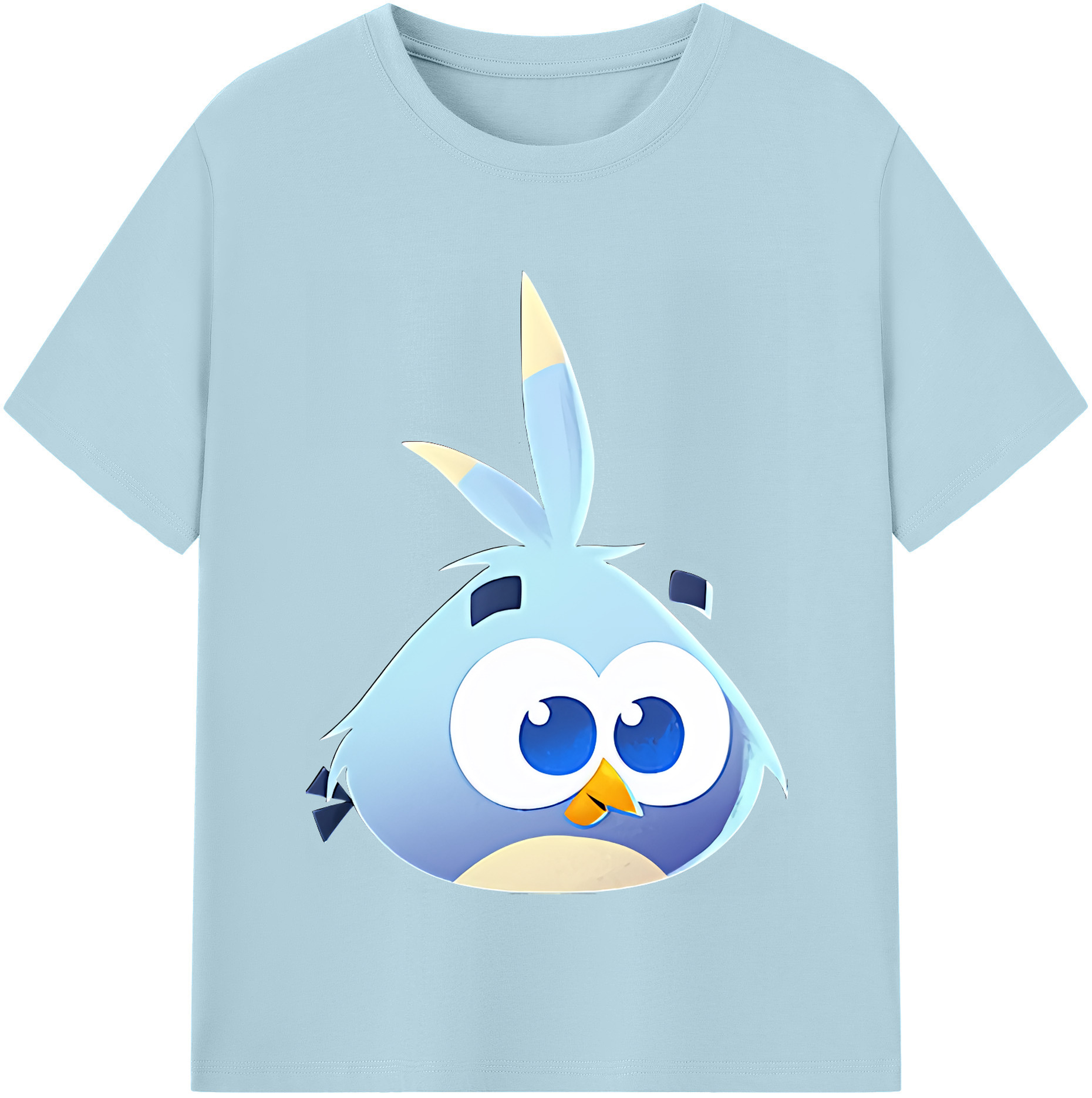 （画像用） Angry Birds アングリーバード 綿100％半袖Tシャツ（フロントプリント）